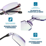 Gafas multifocales inteligentes TR90 con zoom automático y protección contra la luz azul y amarilla