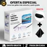 Gafas multifocales inteligentes TR90 con zoom automático y protección contra la luz azul y amarilla